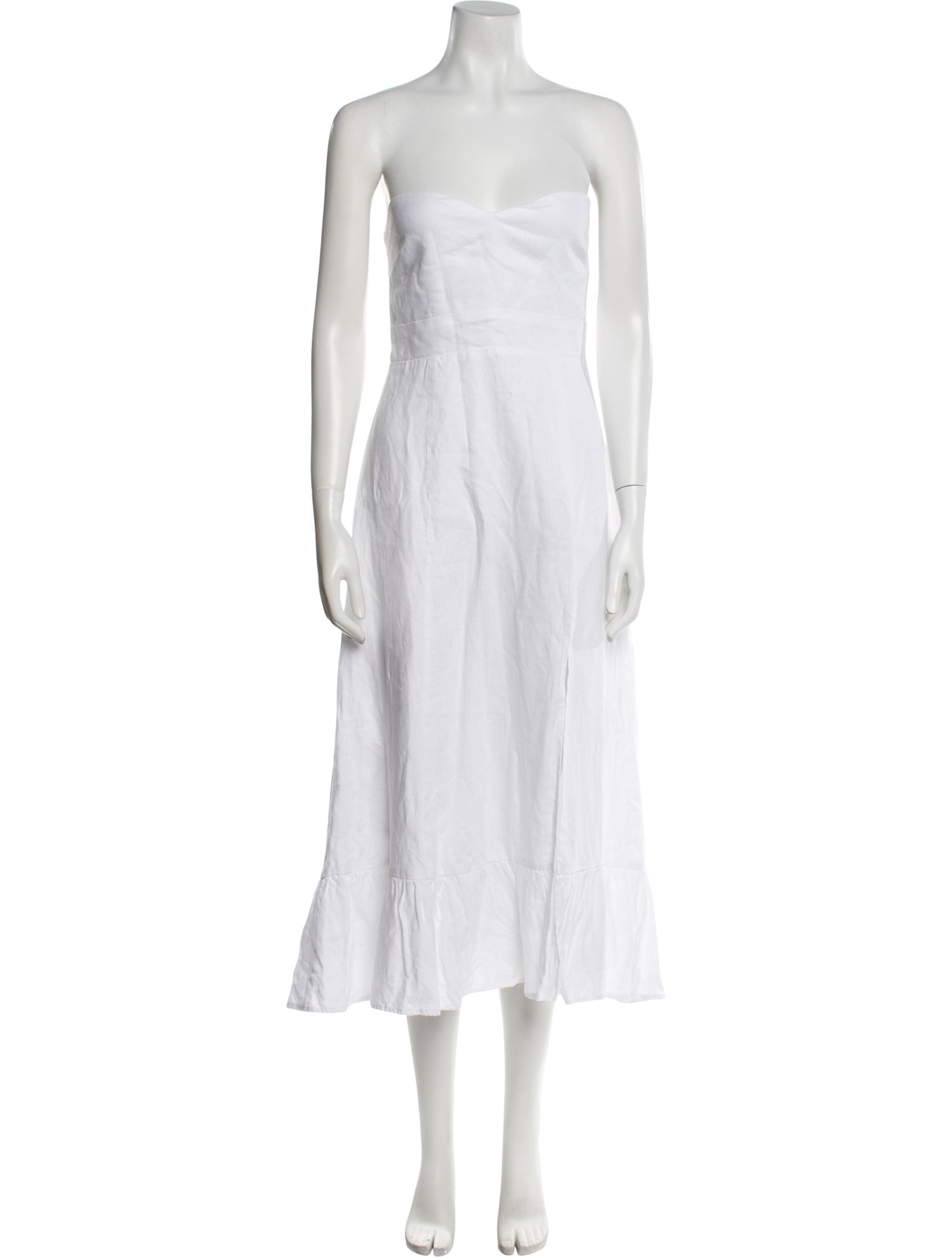 Reformation Linen Midi Length Dress