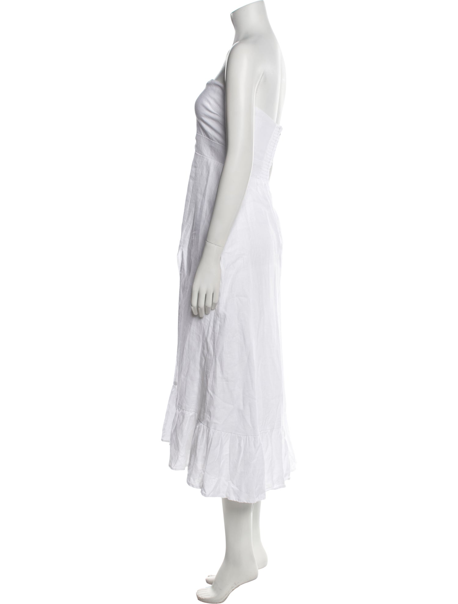 Reformation Linen Midi Length Dress