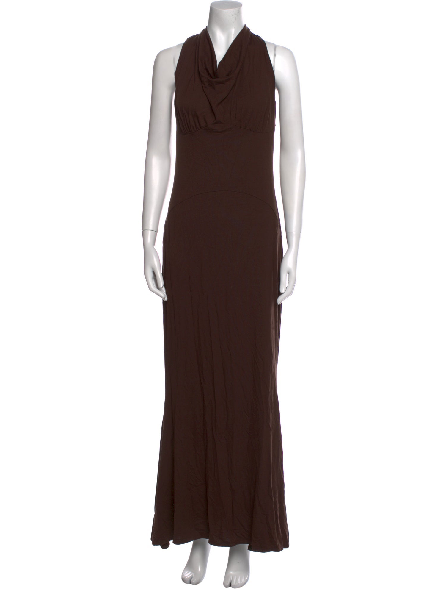 Reformation Cowl Neck Long Dress