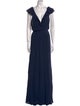 Reformation V-Neck Long Dress