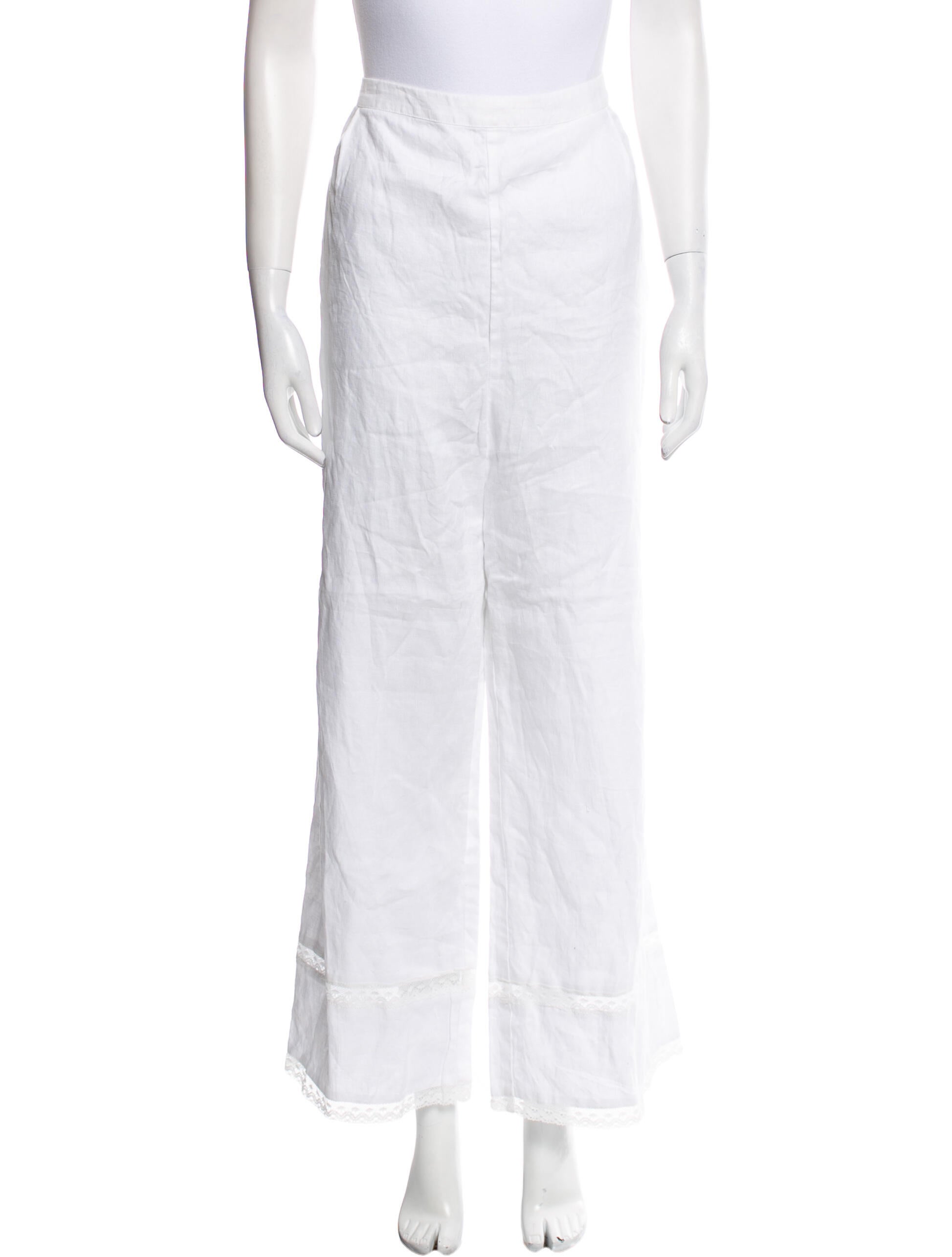 Reformation Linen Wide Leg Pants