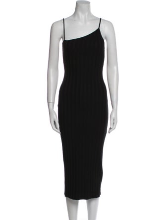 Reformation Square Neckline Midi Length Dress