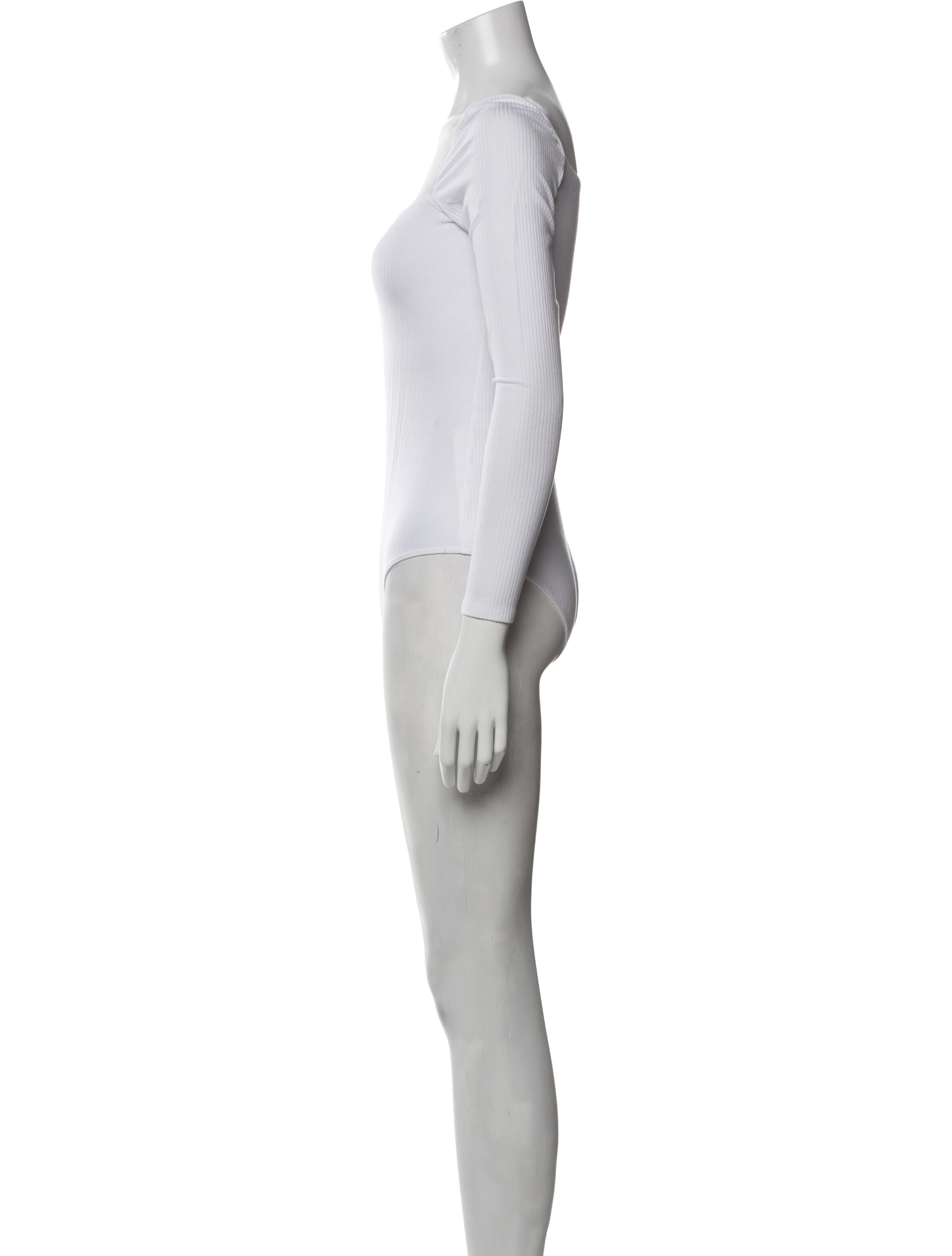 Reformation Square Neckline Sleeveless Bodysuit