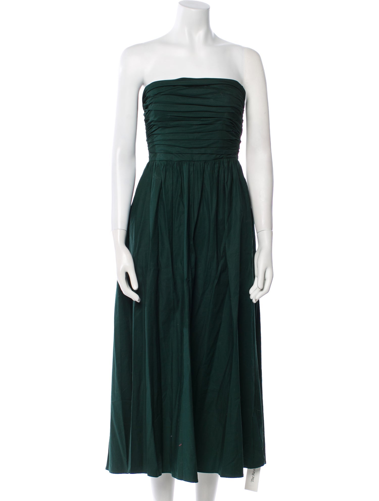 Reformation Strapless Midi Length Dress