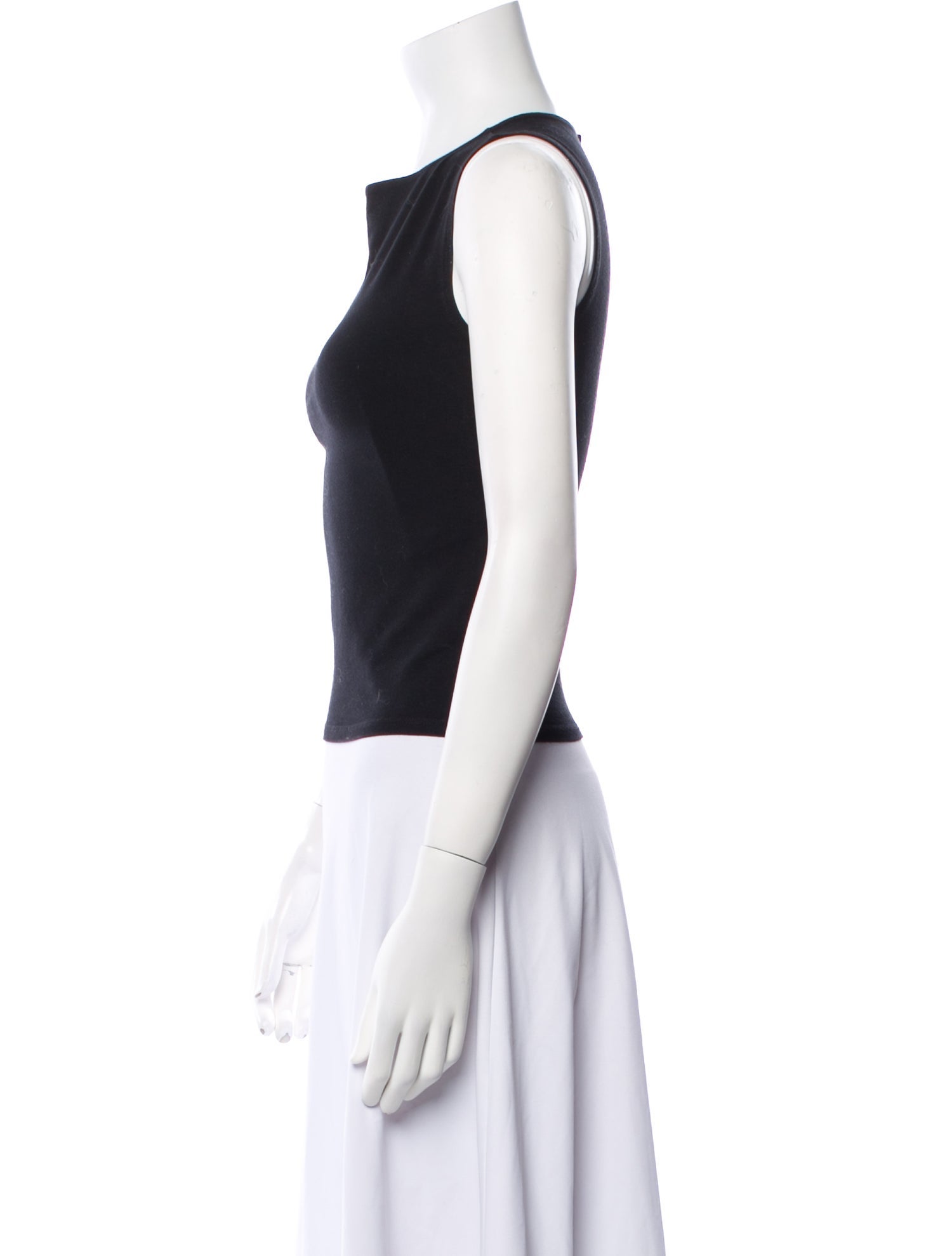 Reformation Bateau Neckline Sleeveless Top