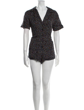 Reformation Polka Dot Print Short Set