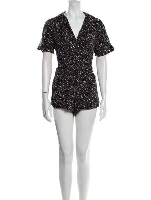 Reformation Polka Dot Print Short Set