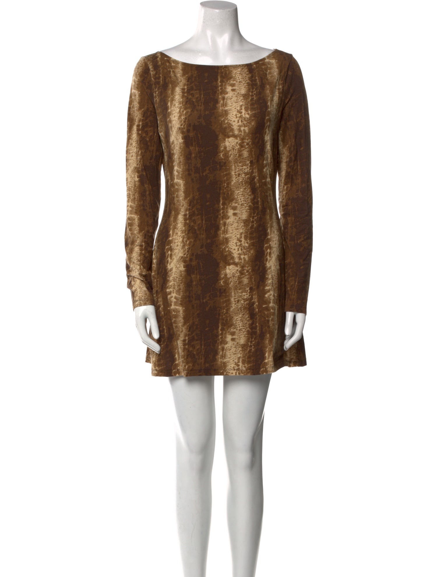 Reformation Bateau Neckline Mini Dress