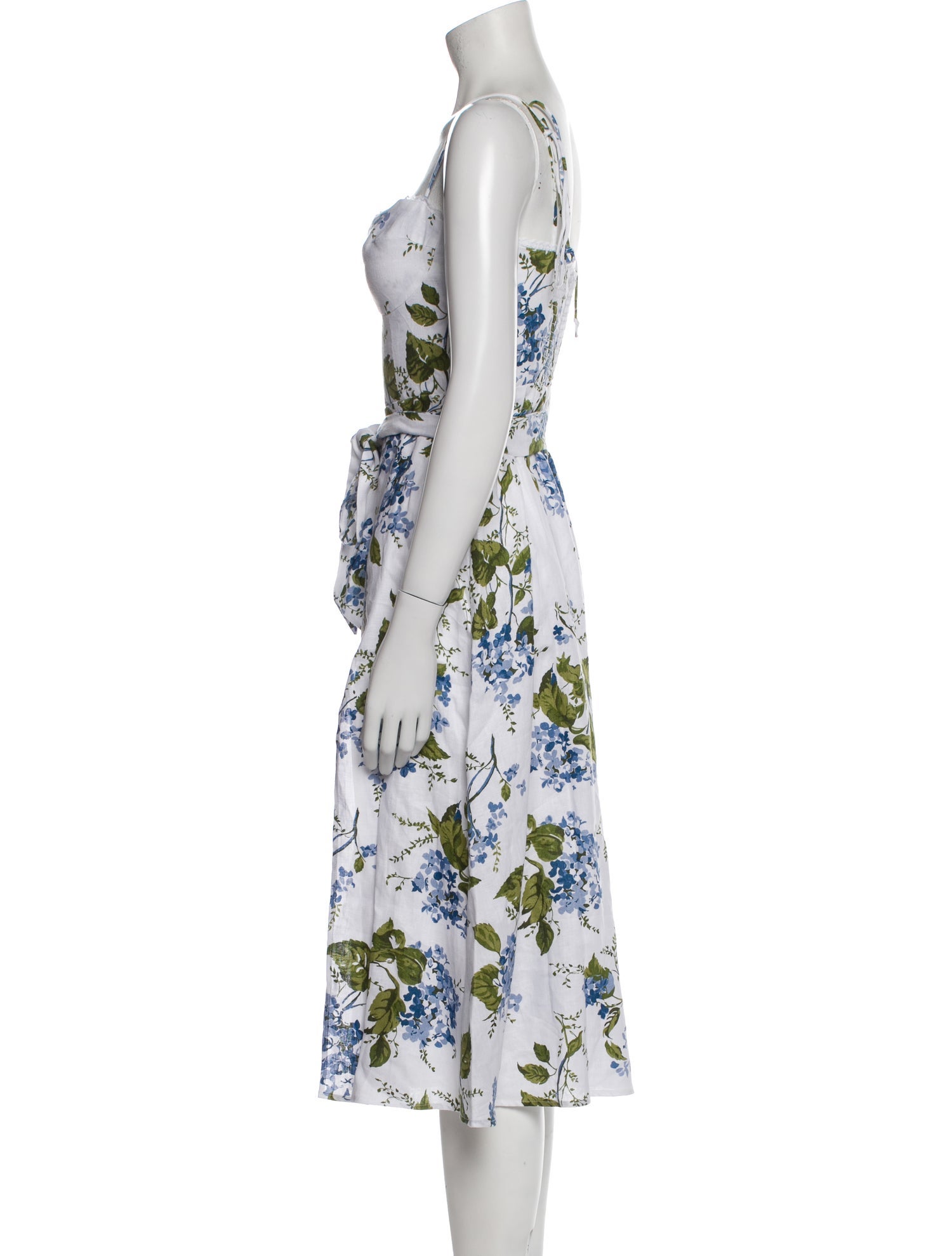 Reformation Linen Midi Length Dress