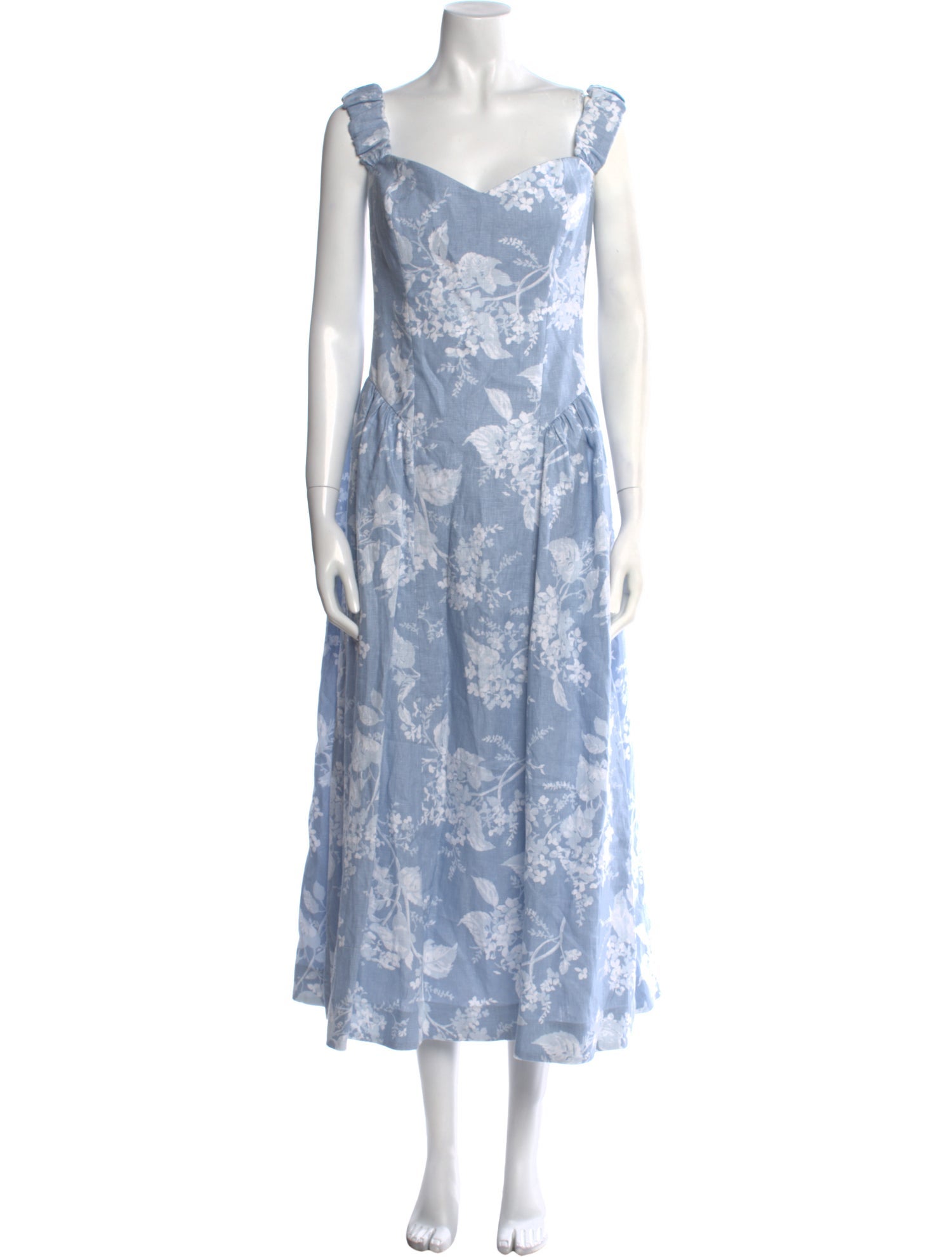 Reformation Linen Long Dress