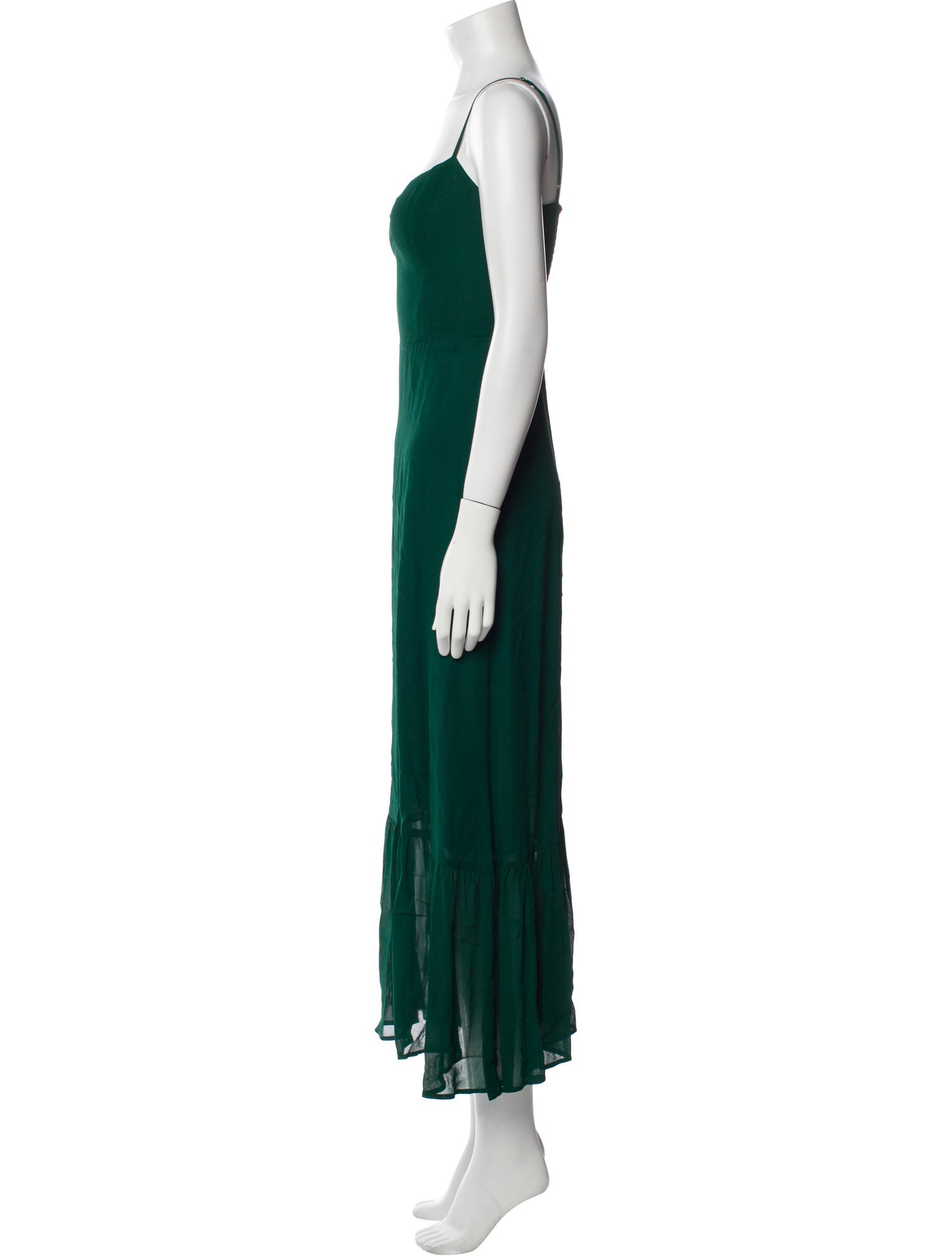 Reformation V-Neck Long Dress