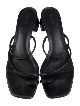 Reformation Leather Slides