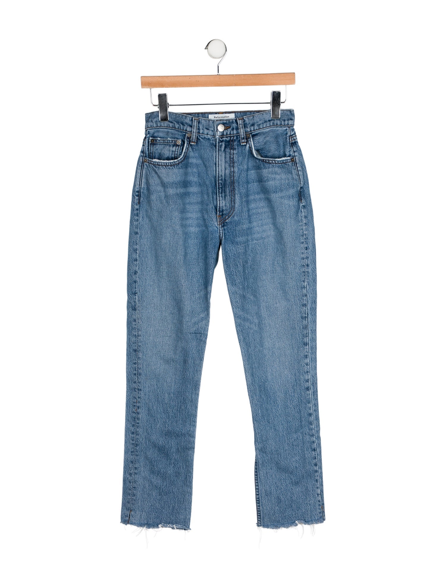 Reformation High-Rise Straight Leg Jeans