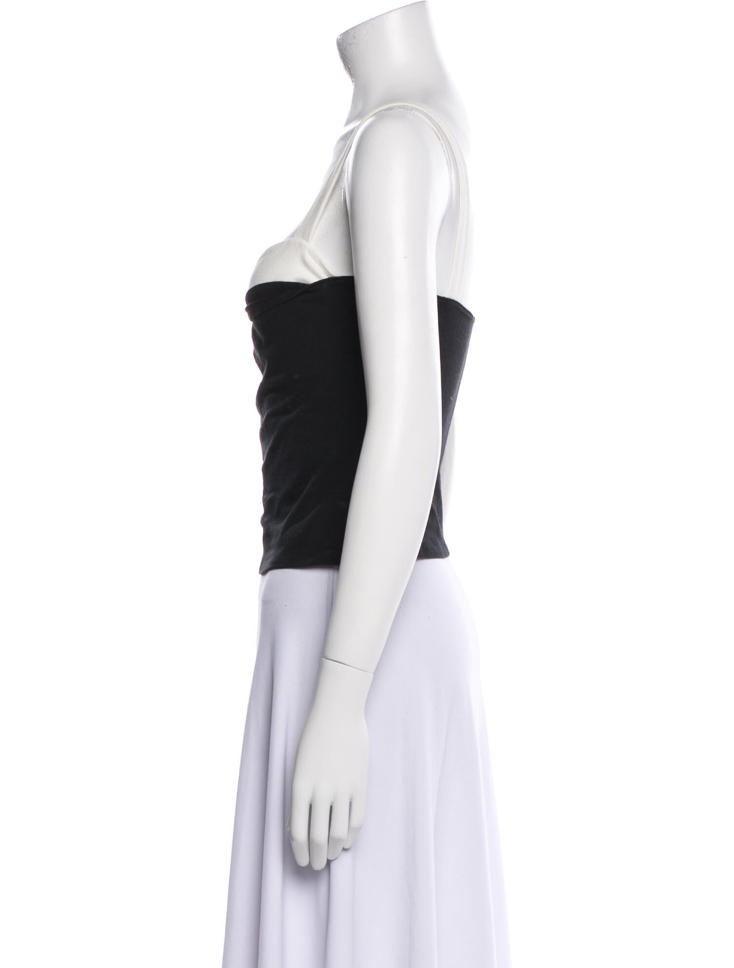 Reformation Square Neckline Sleeveless Crop Top