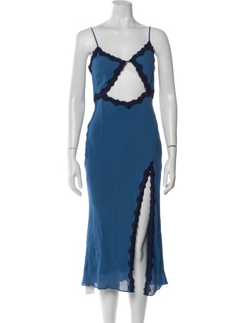 Reformation Printed Midi Length Dress