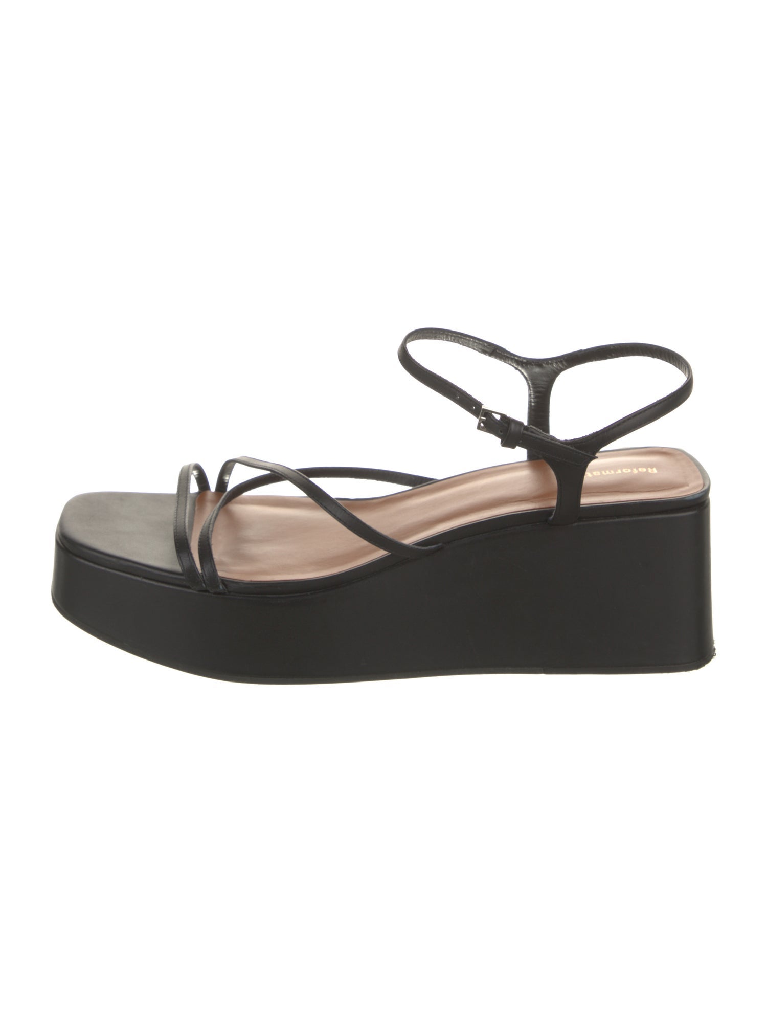 Reformation Leather Slingback Sandals