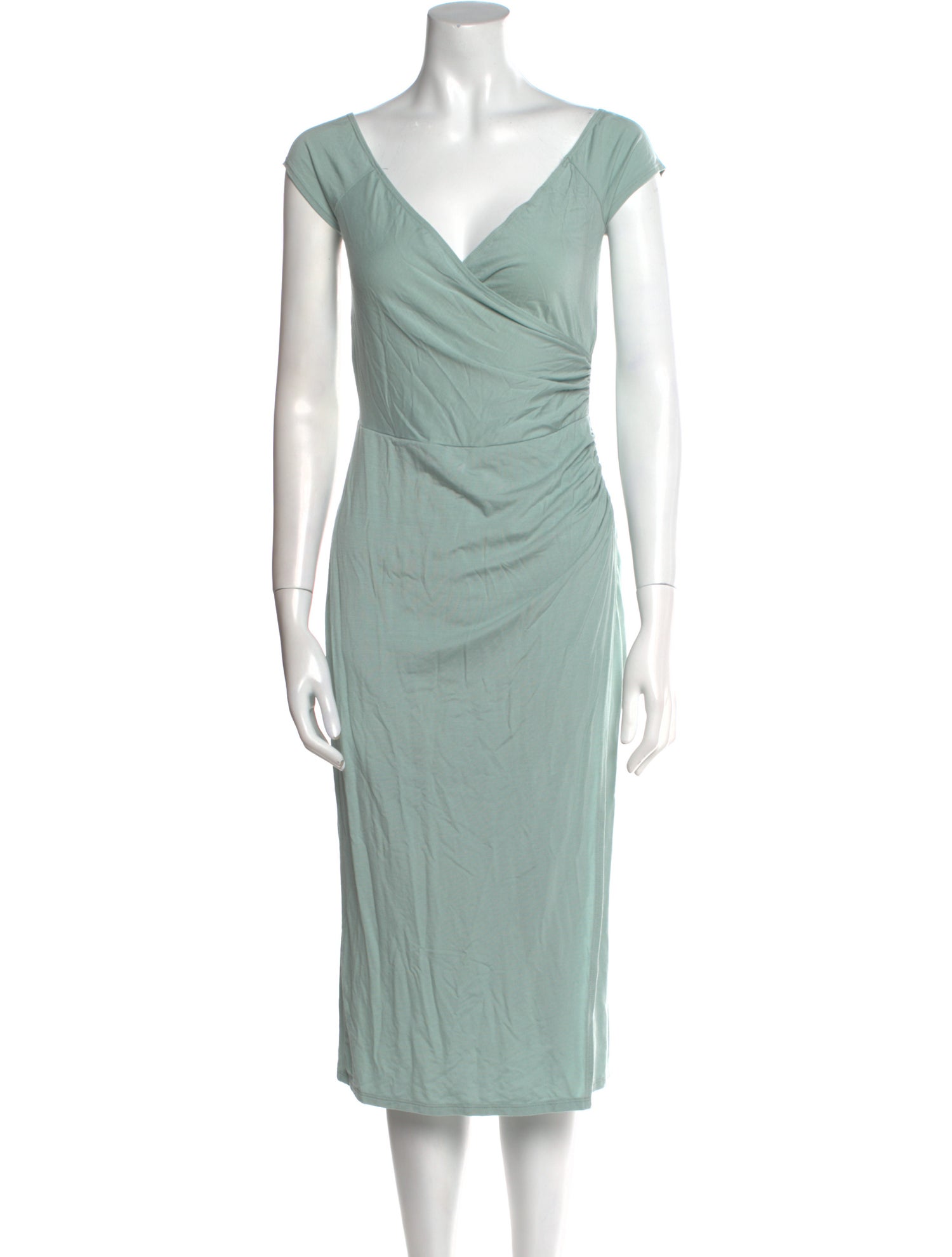 Reformation V-Neck Midi Length Dress