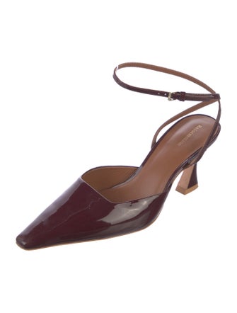 Reformation Patent Leather Sandals