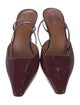 Reformation Patent Leather Sandals