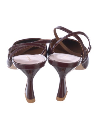 Reformation Patent Leather Sandals