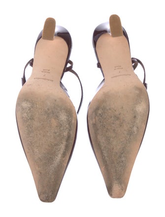 Reformation Patent Leather Sandals