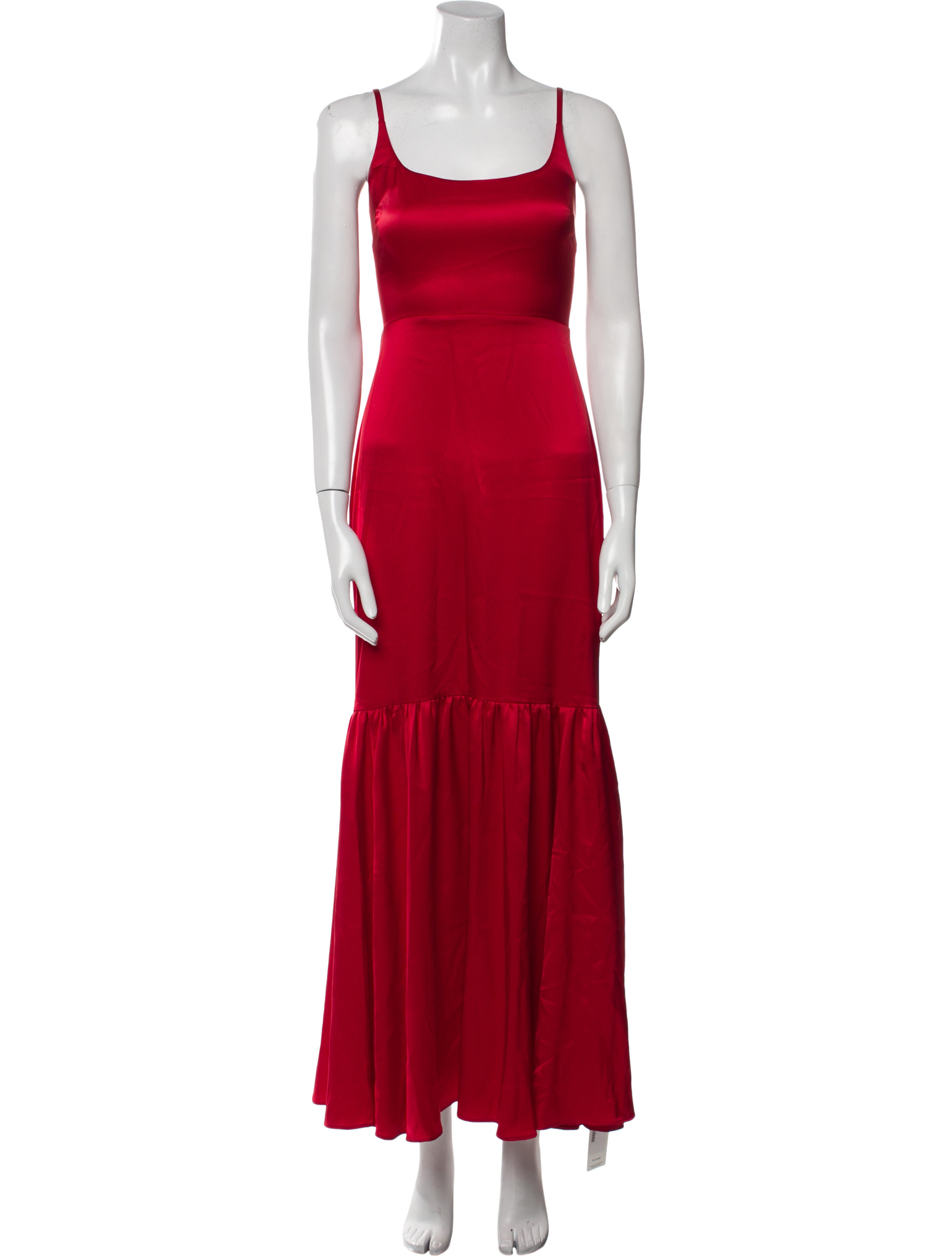 Reformation Square Neckline Long Dress