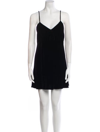 Reformation V-Neck Mini Dress