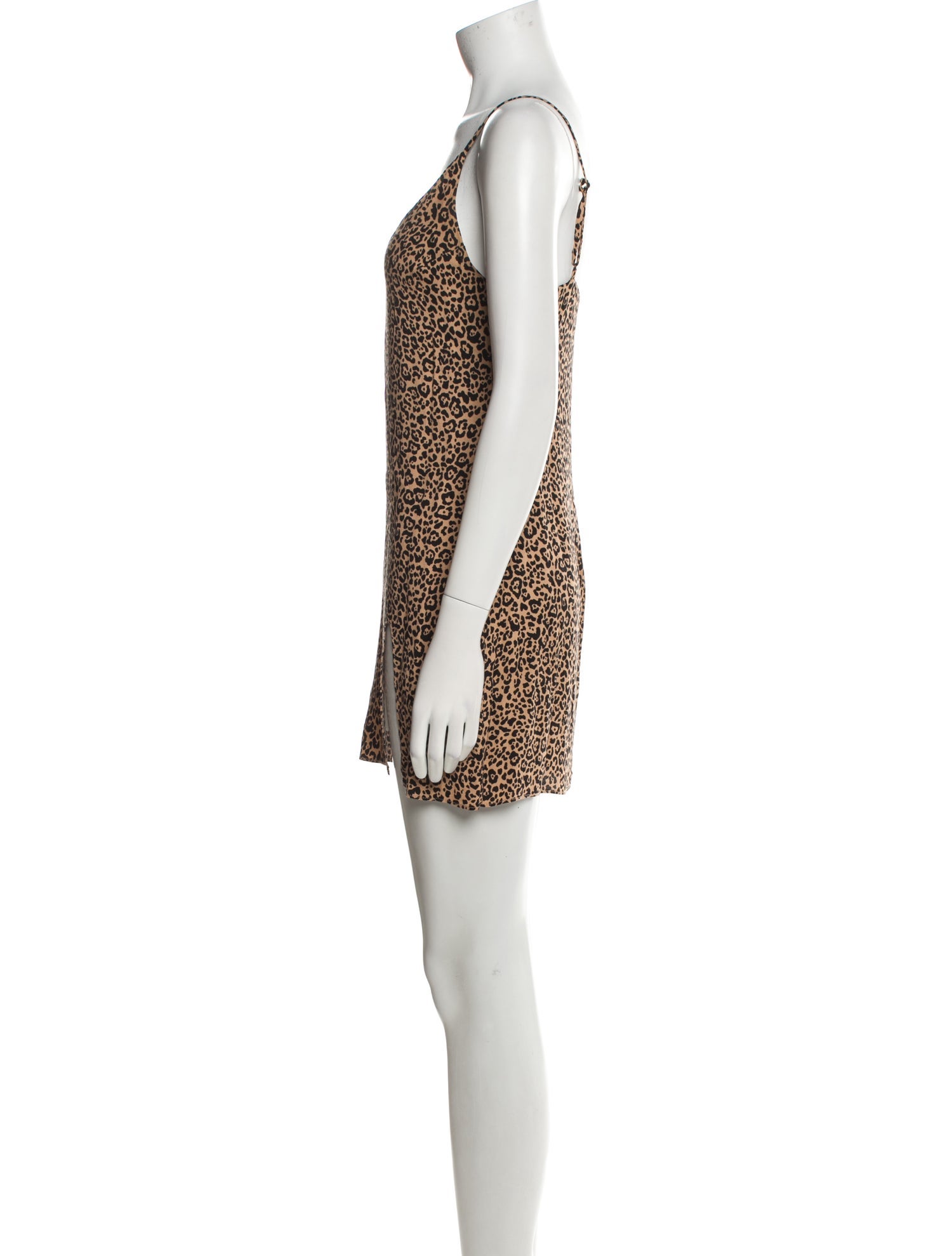 Reformation Animal Print Mini Dress
