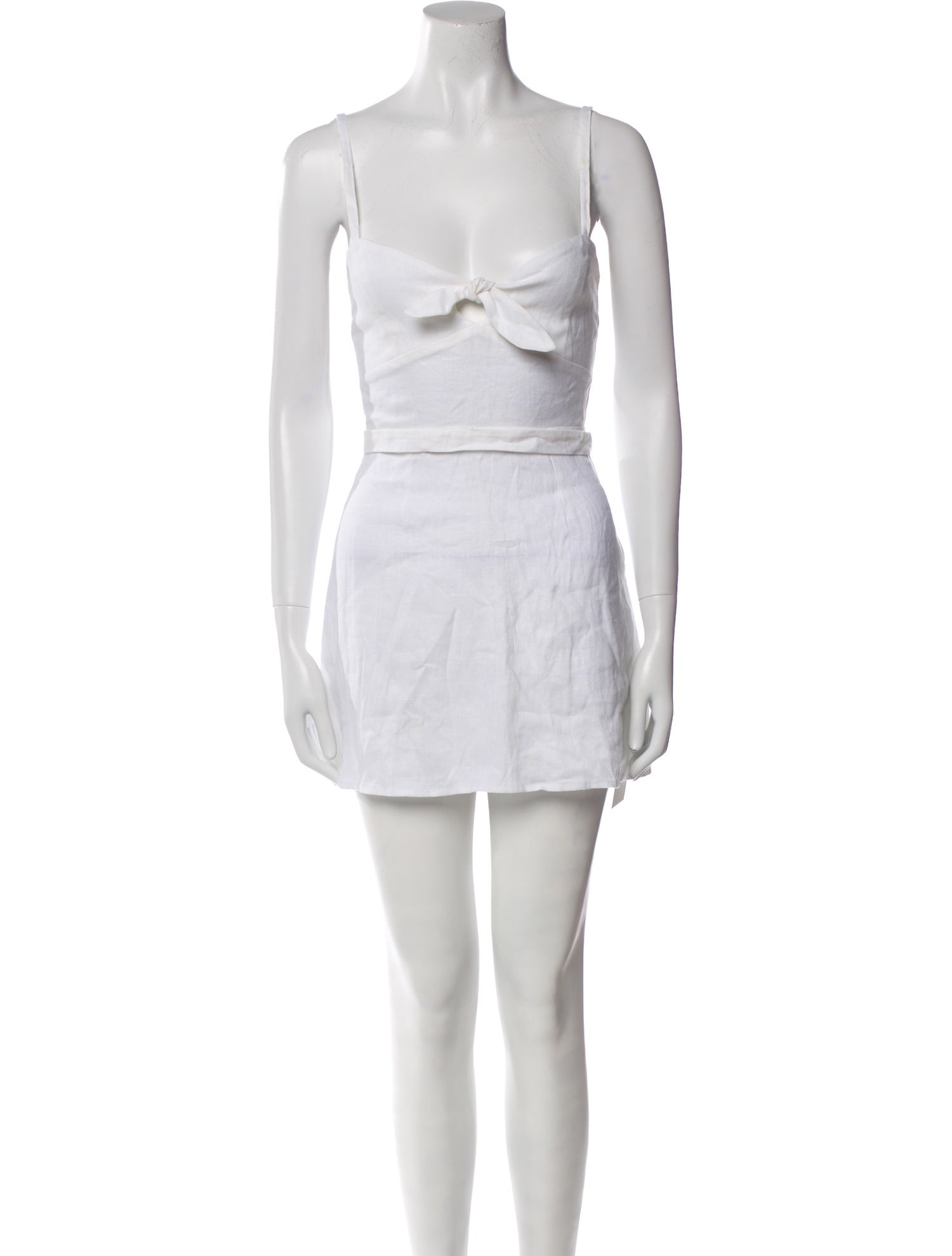 Reformation Square Neckline Mini Dress