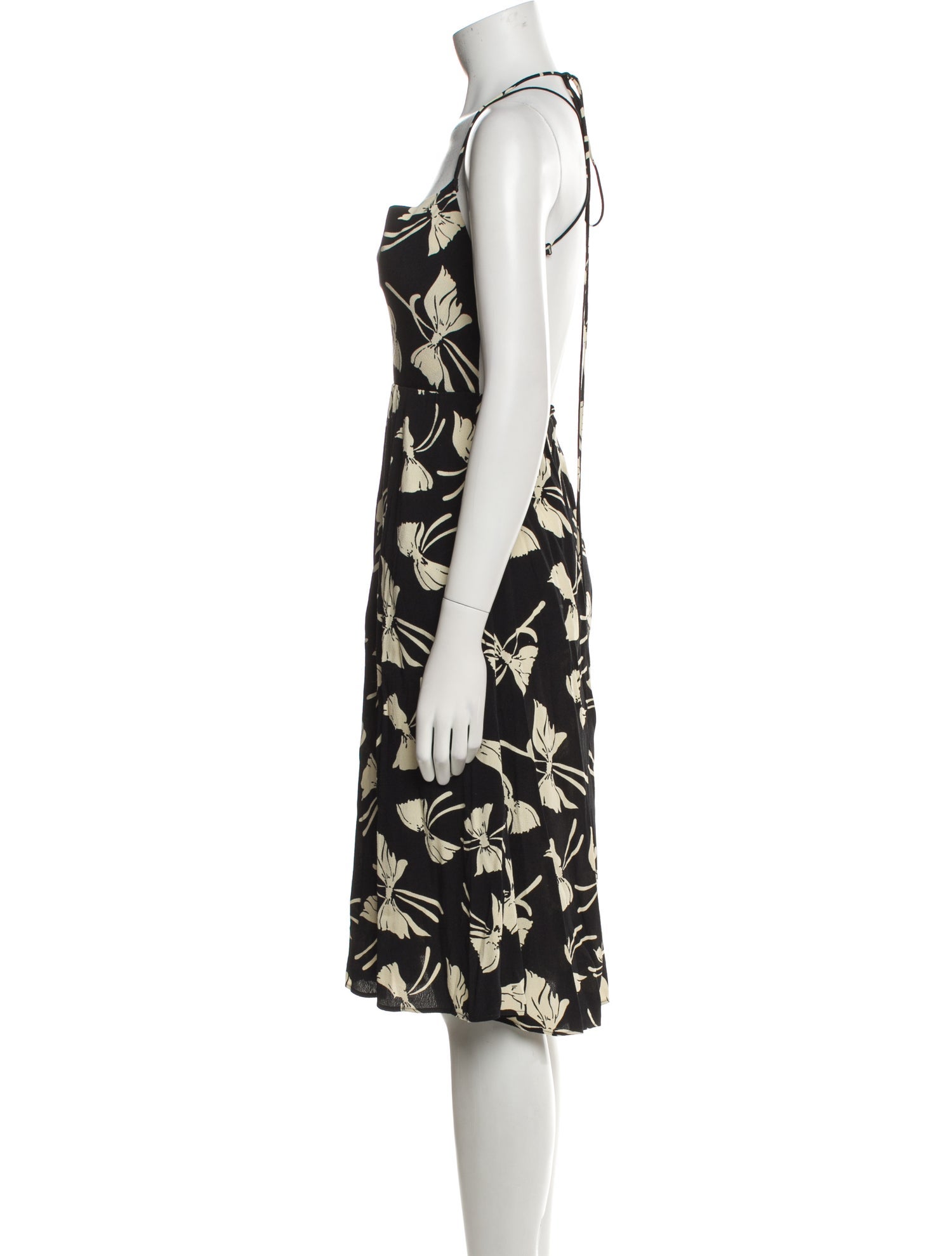 Reformation Floral Print Mini Dress