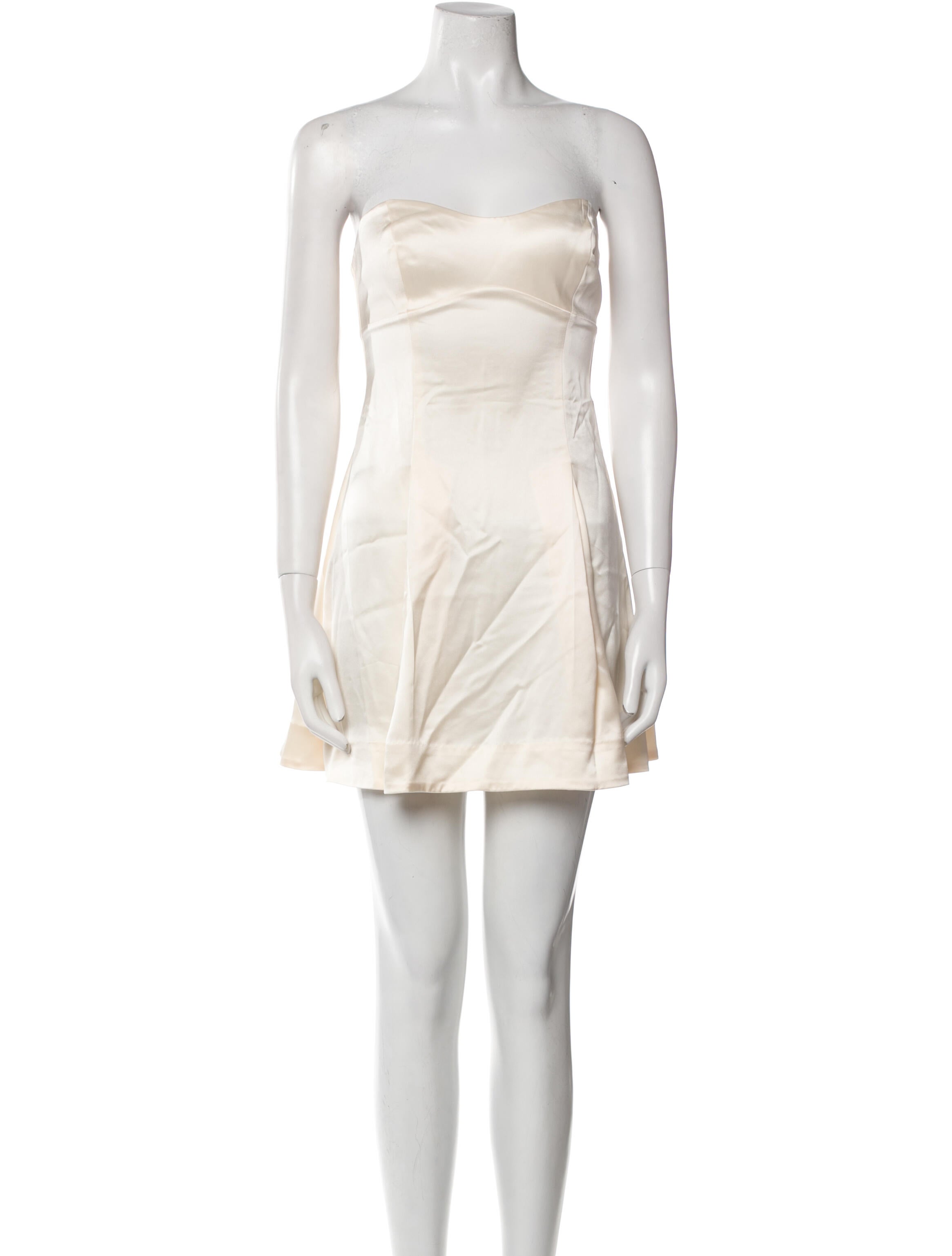 Reformation Strapless Mini Dress