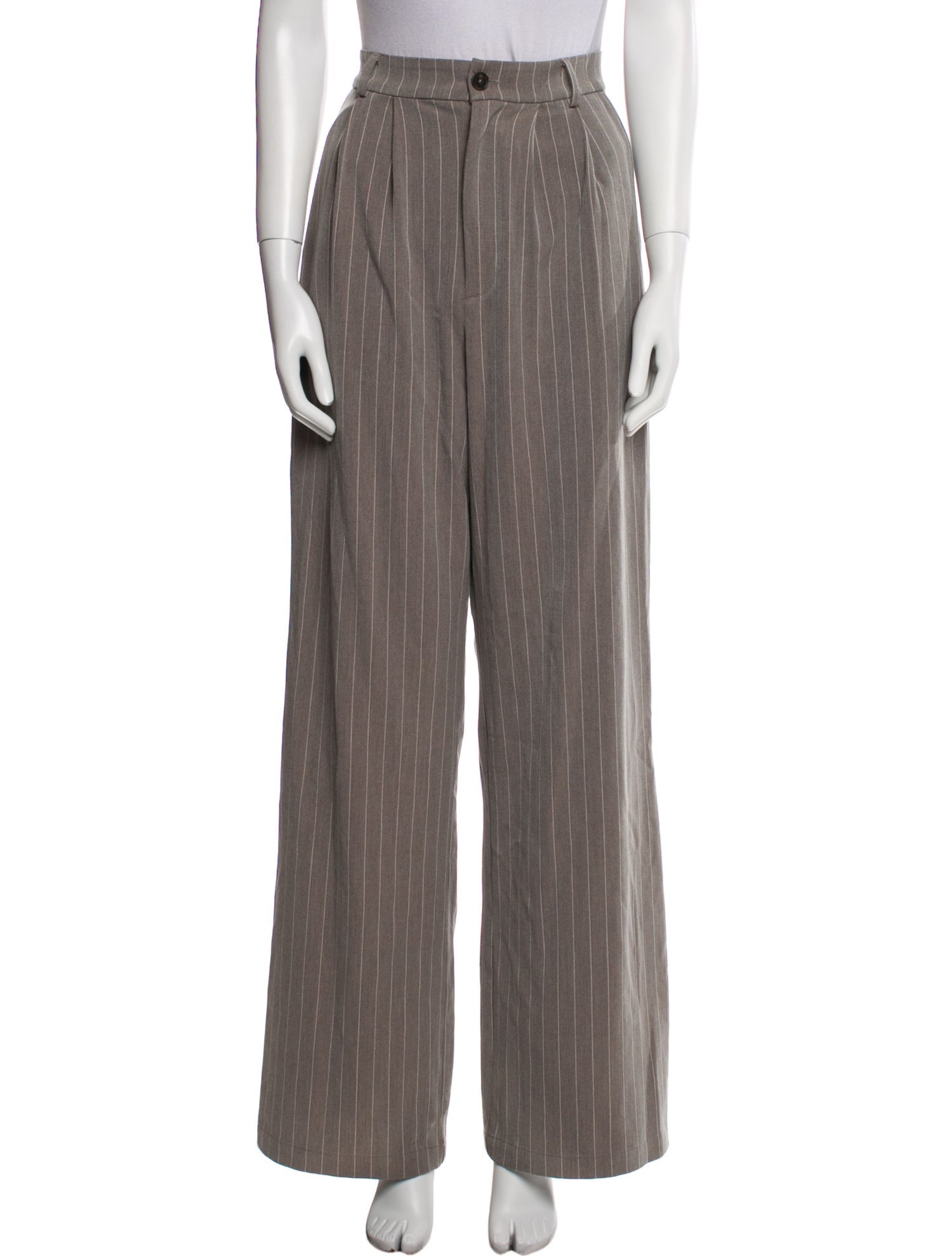 Reformation Striped Wide Leg Pants