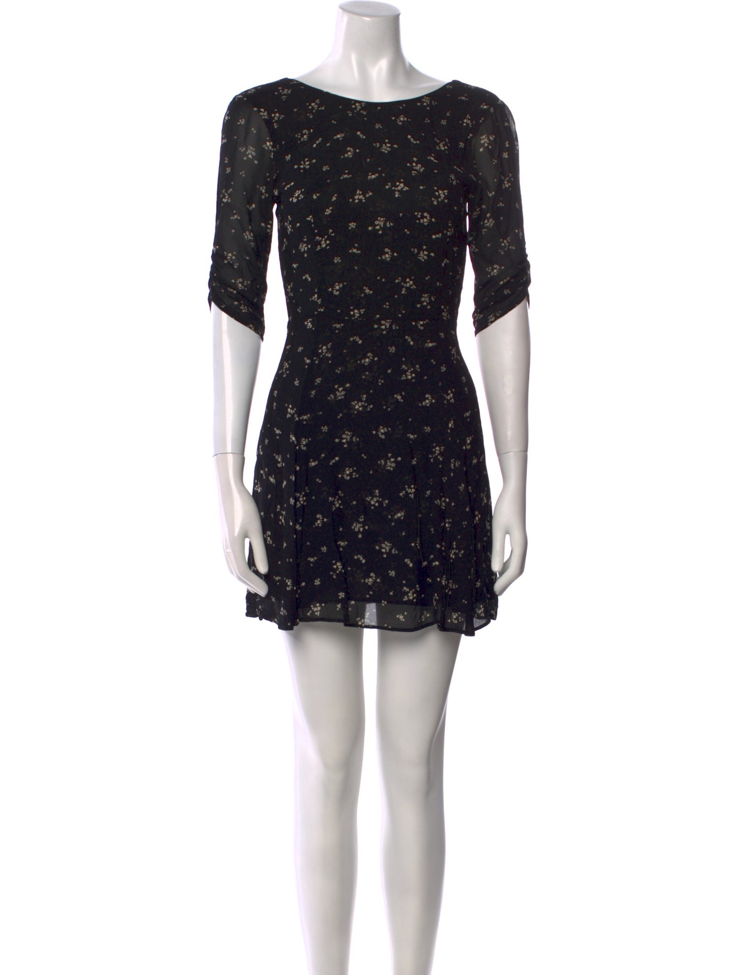 Reformation Floral Print Mini Dress