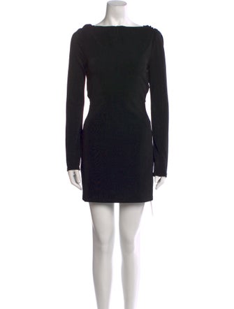 Reformation Bateau Neckline Mini Dress