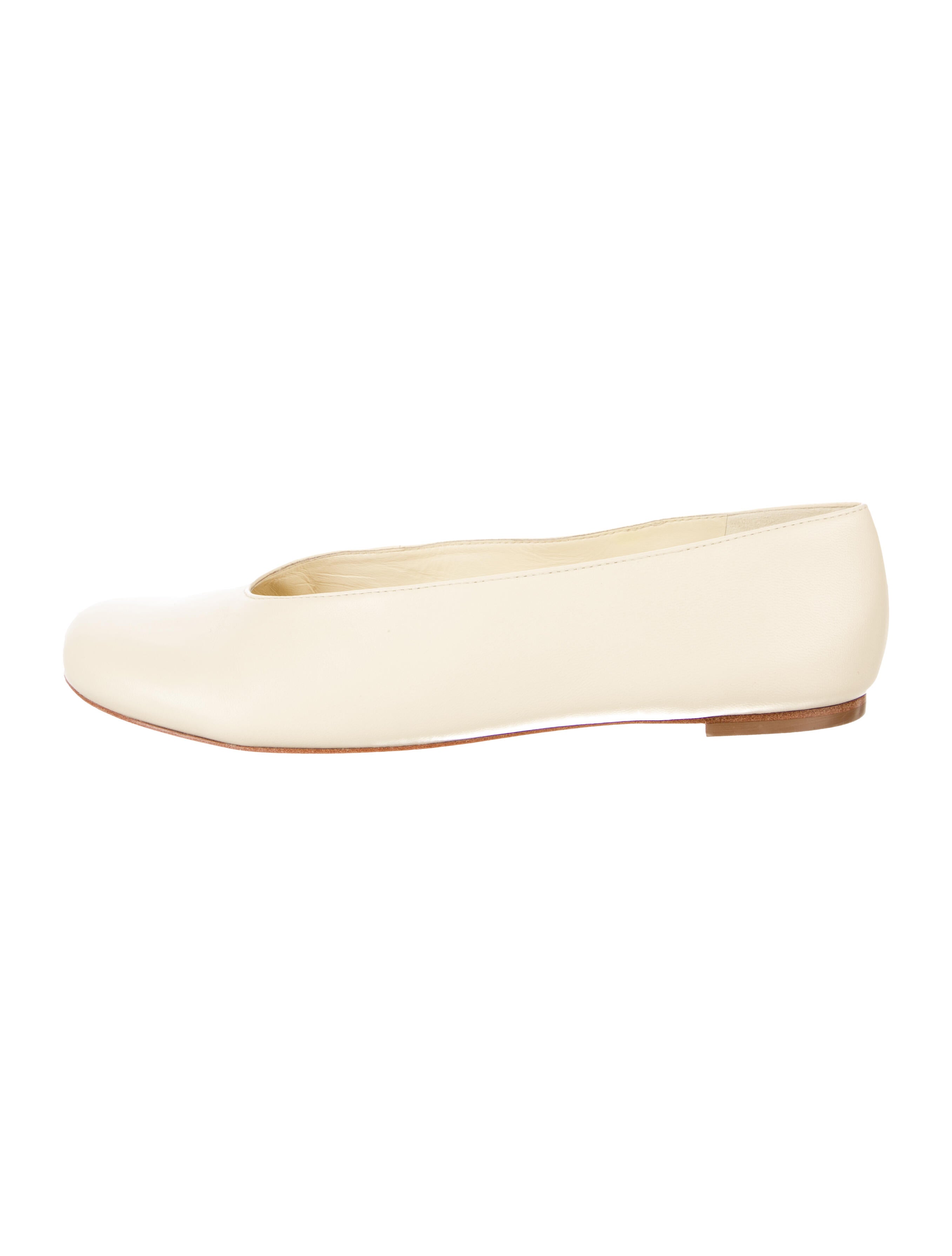 Reformation Leather Ballet Flats