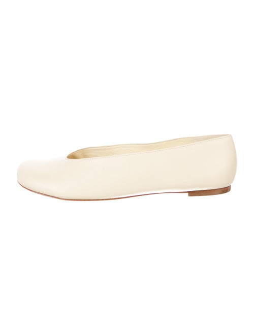 Reformation Leather Ballet Flats