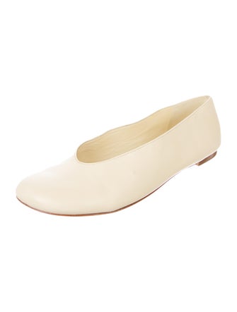 Reformation Leather Ballet Flats