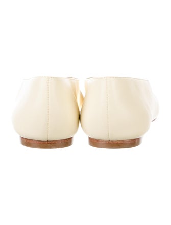 Reformation Leather Ballet Flats