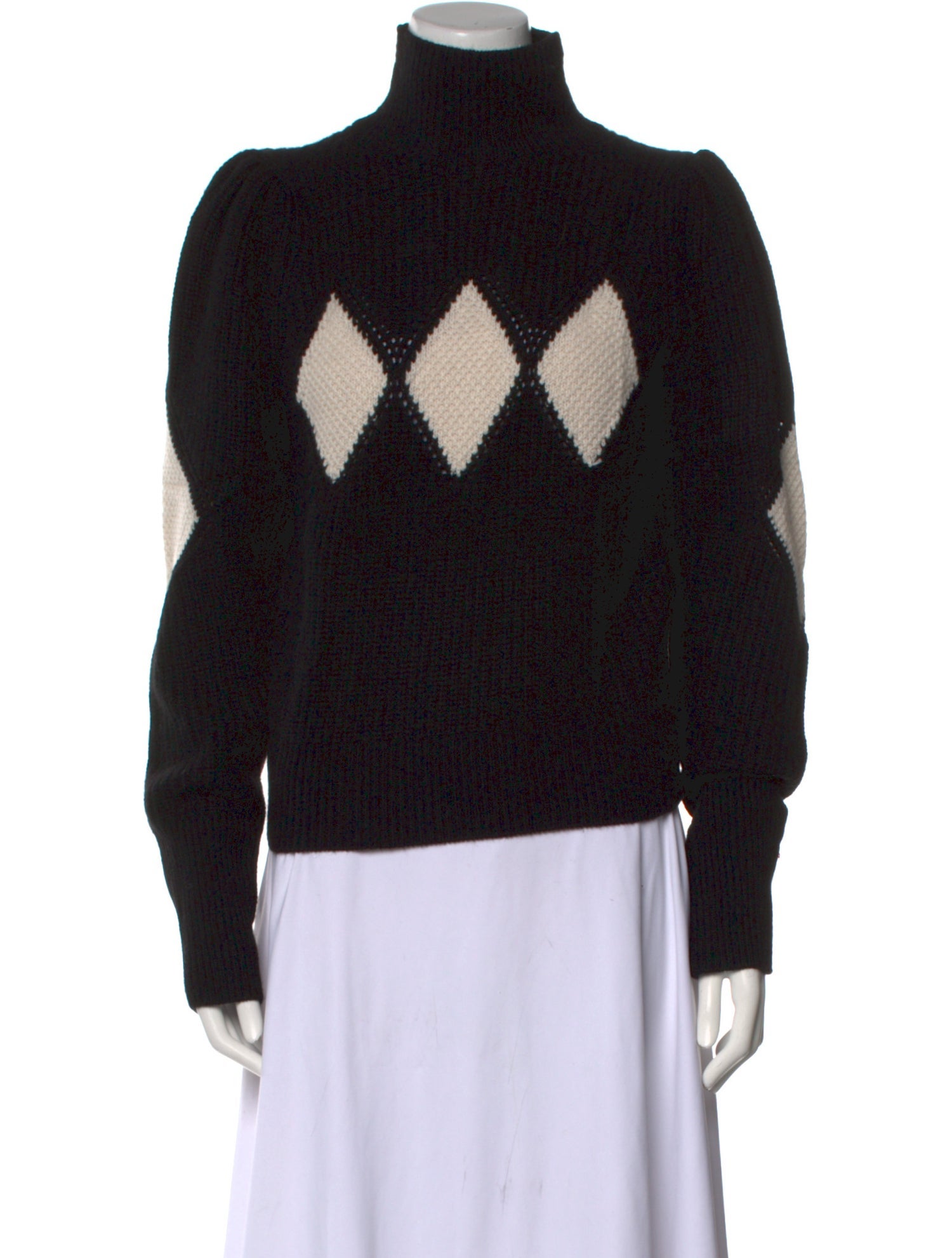 Reformation Cashmere Patterned Sweater