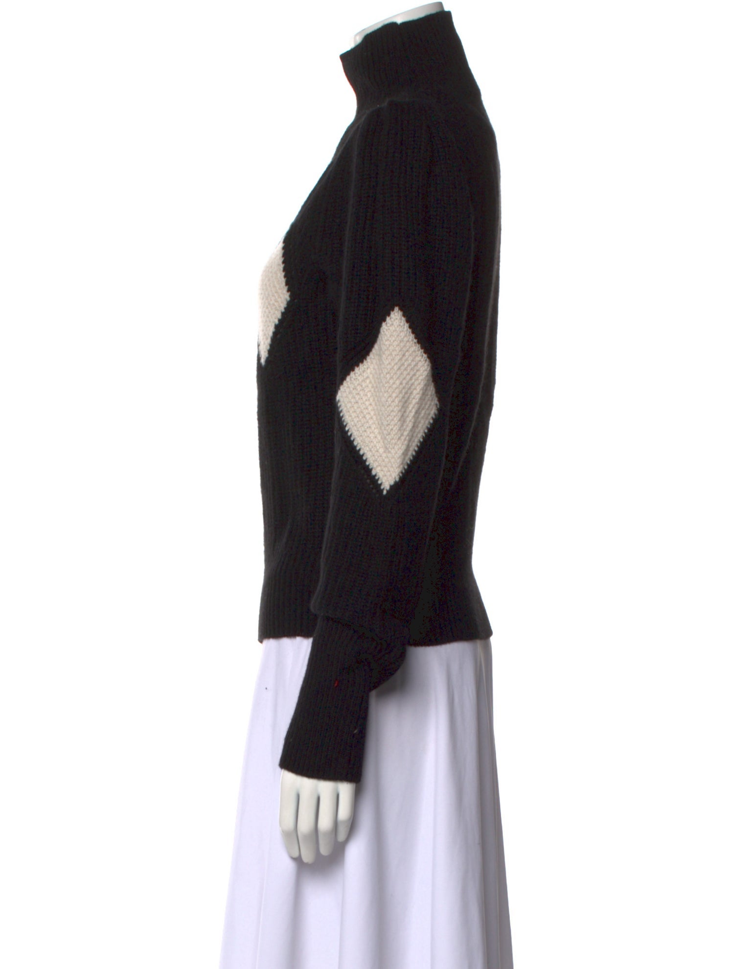 Reformation Cashmere Patterned Sweater