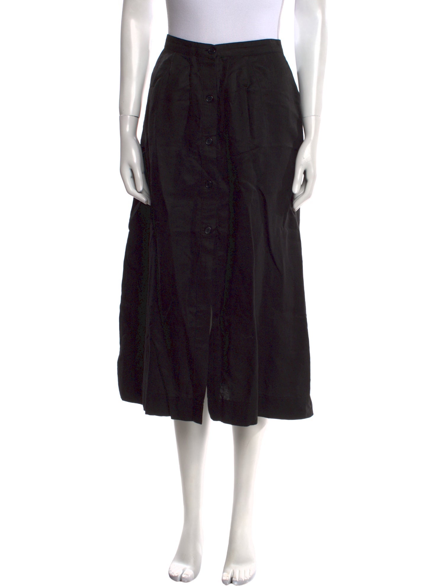 Reformation Pleated Accents Midi Length Skirt