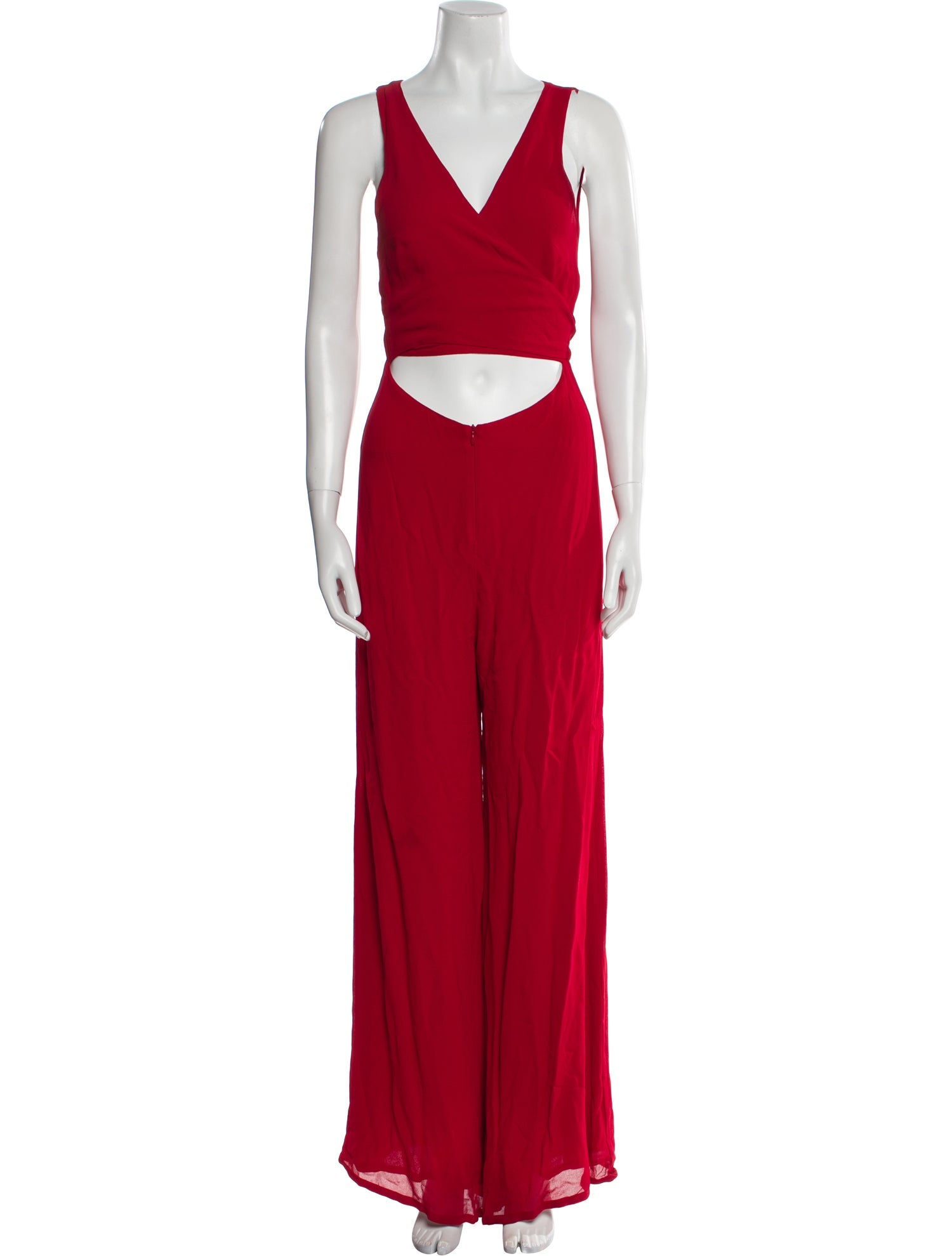 Reformation V-Neck Jumpsuit
