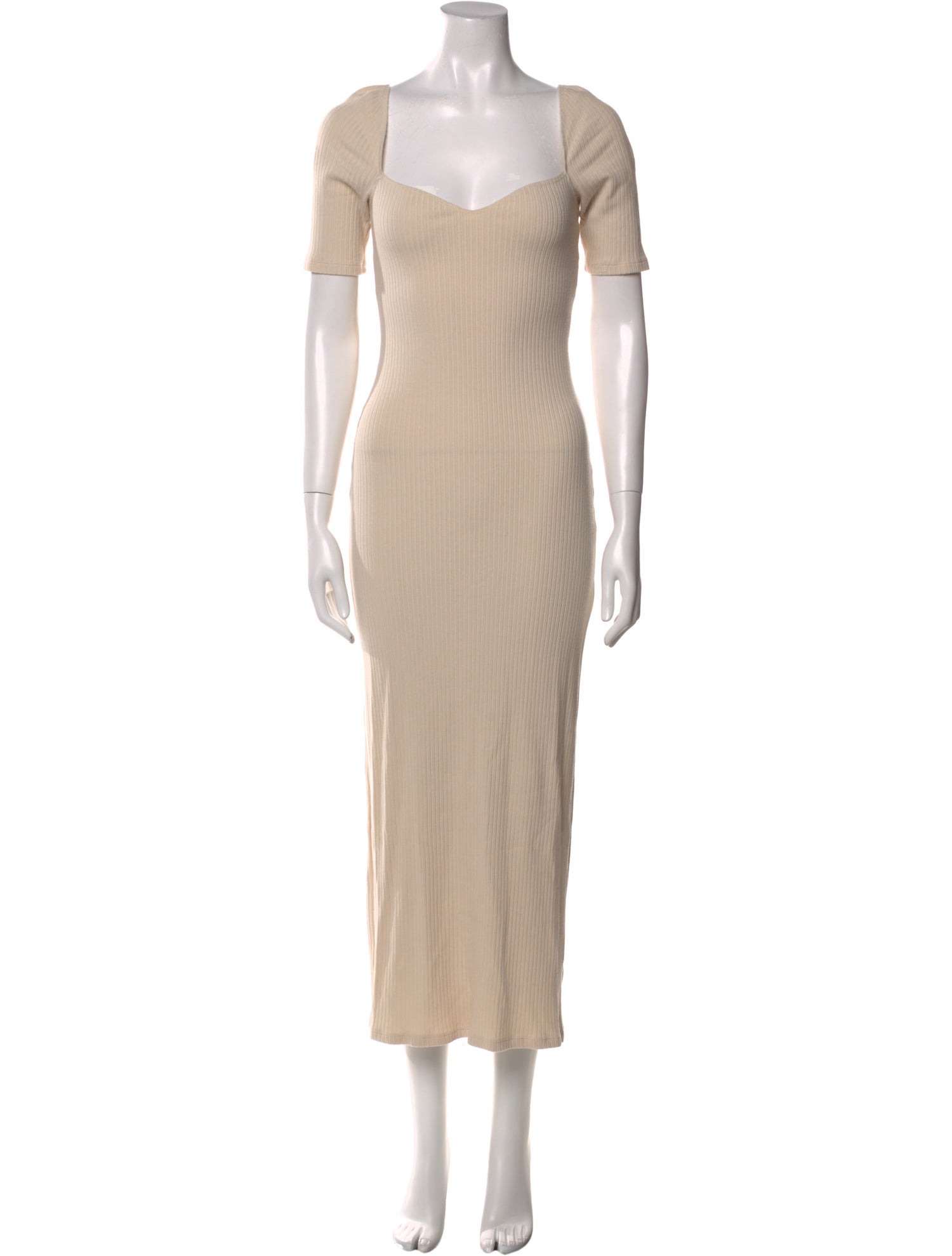 Reformation Square Neckline Long Dress