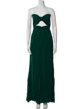 Reformation Strapless Long Dress