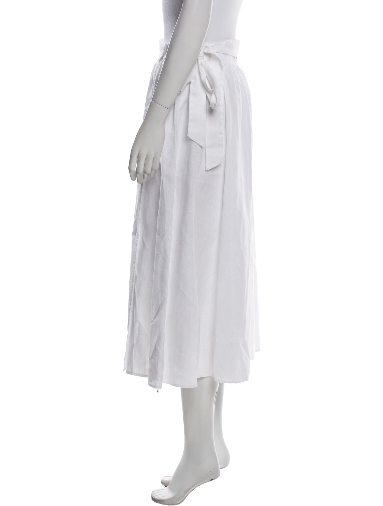 Reformation Linen Midi Length Skirt