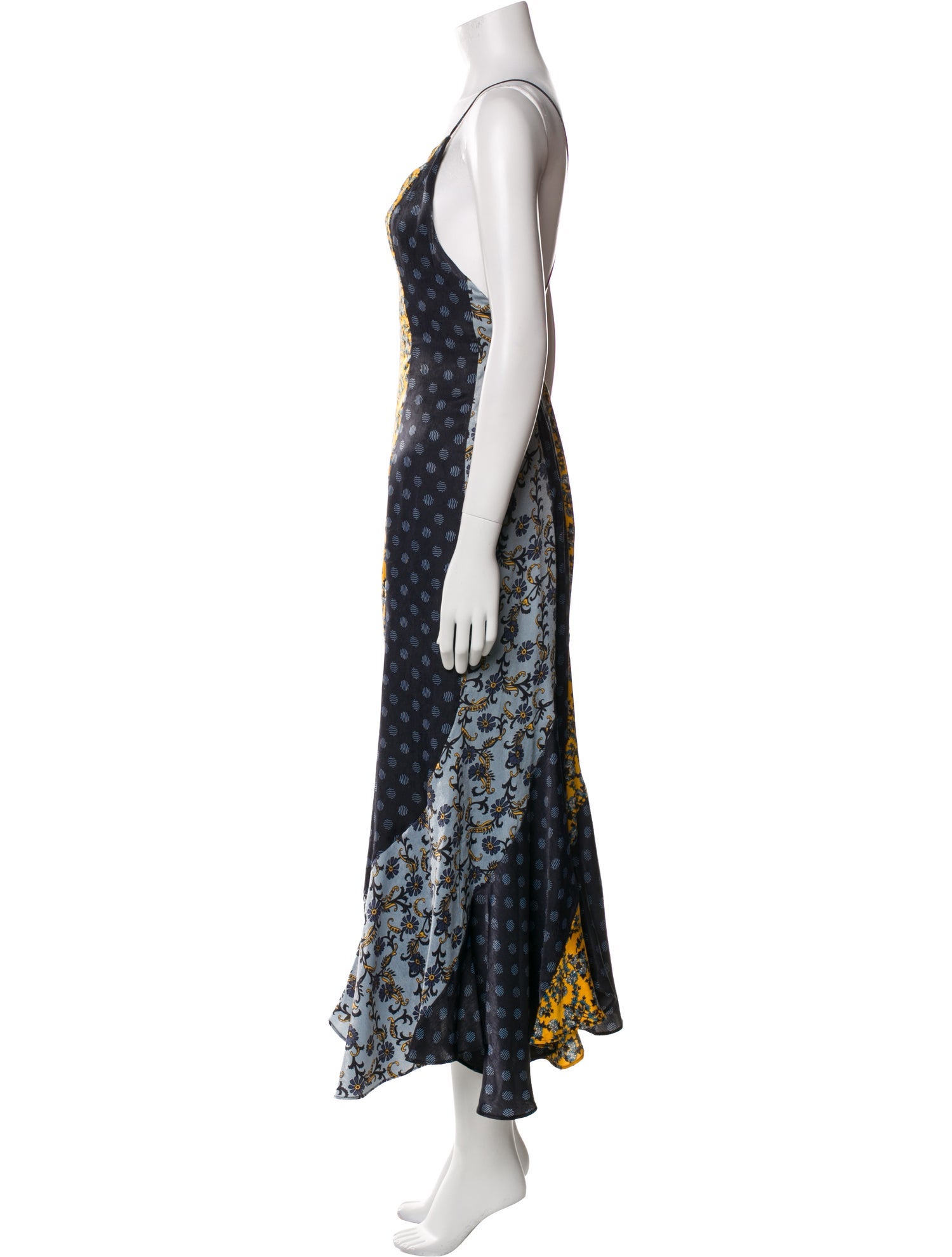 Reformation Silk Knee-Length Dress