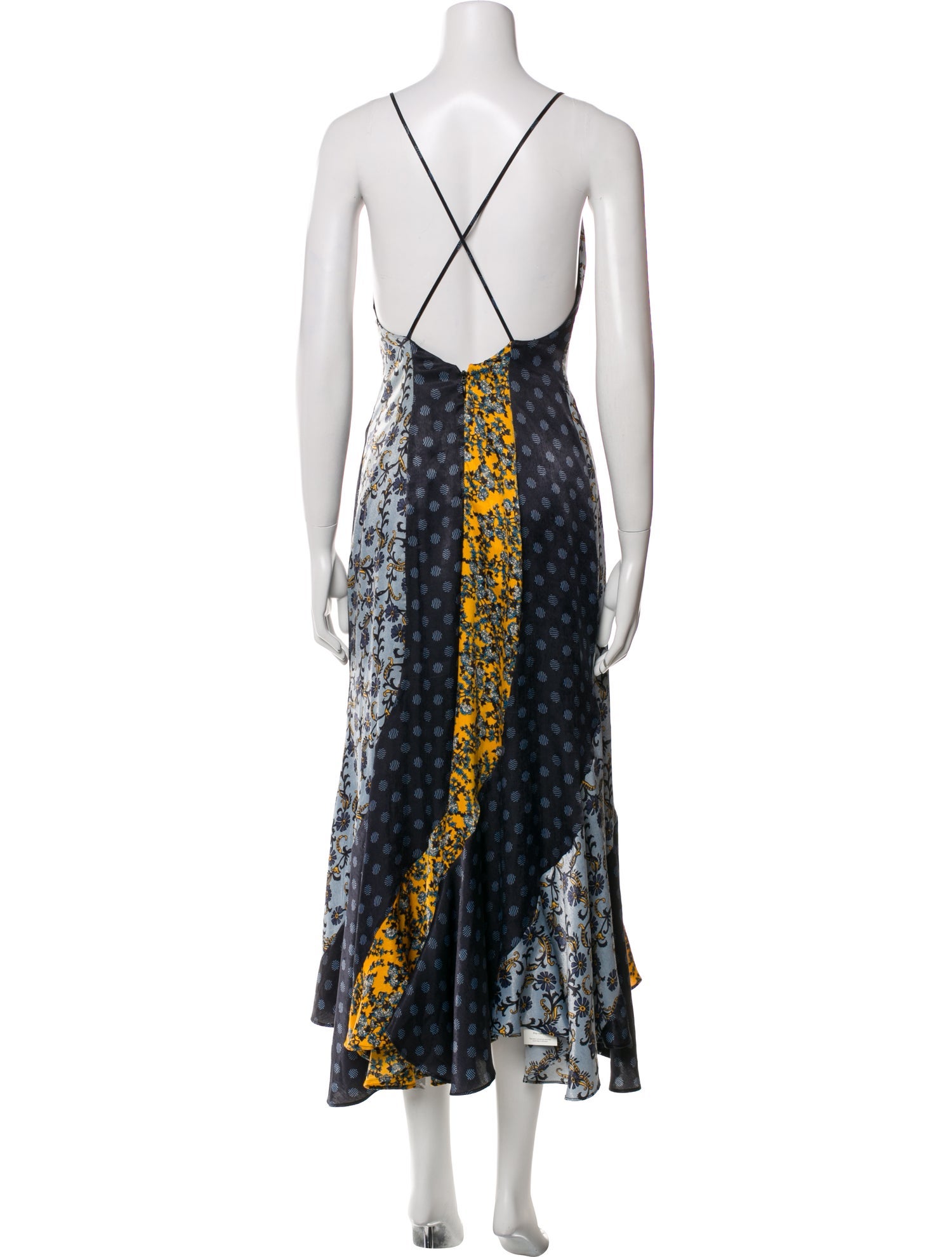 Reformation Silk Knee-Length Dress