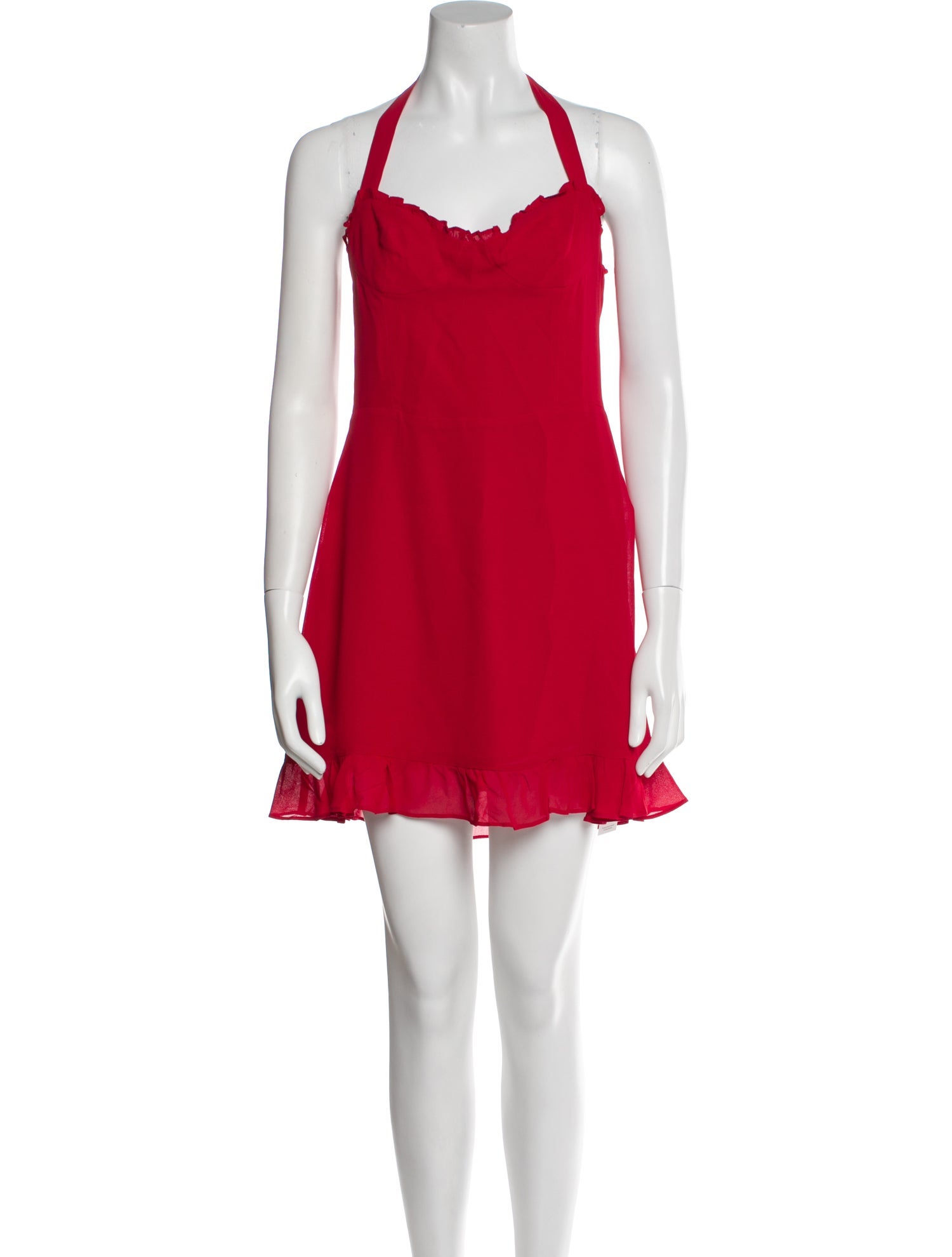 Reformation Halterneck Mini Dress