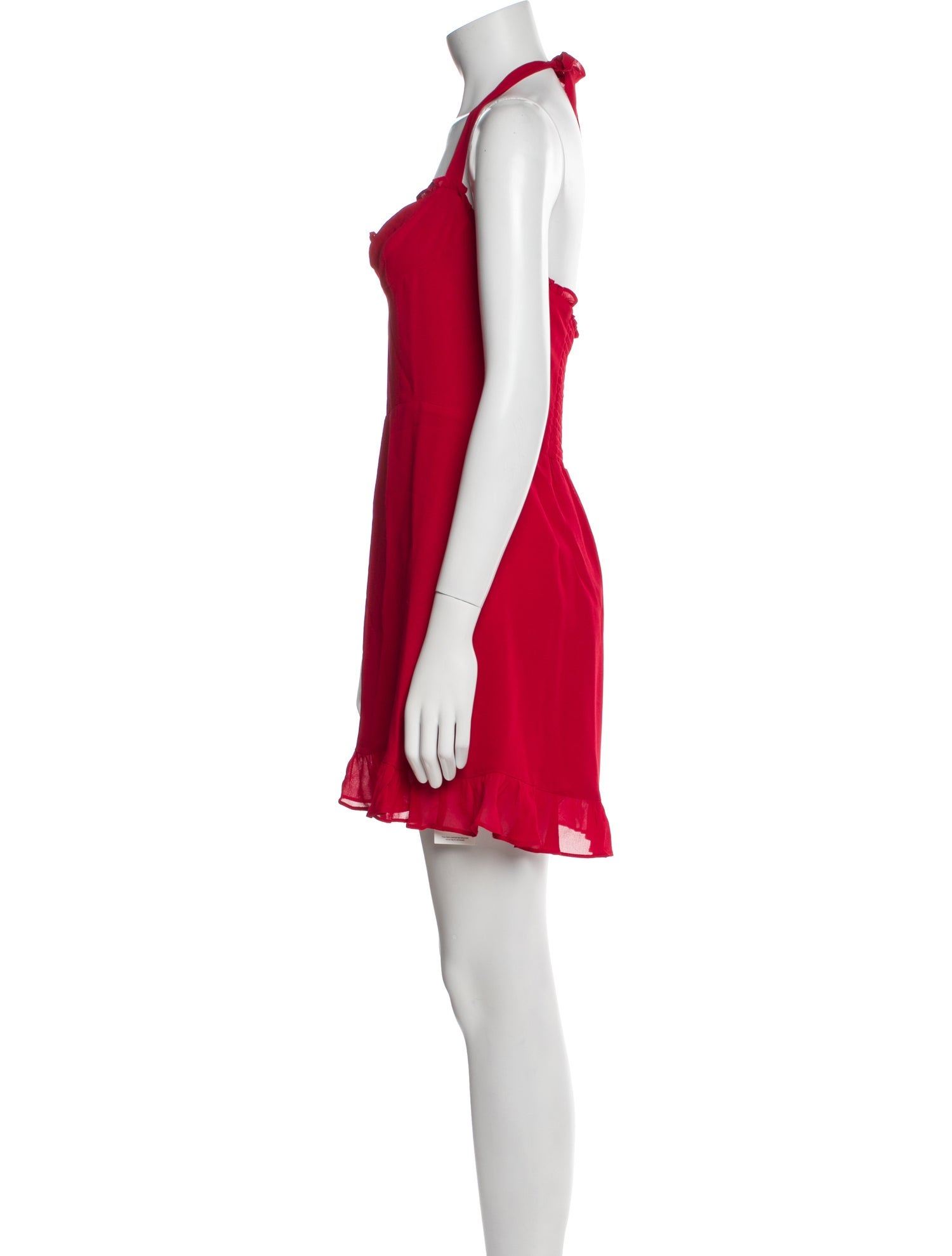 Reformation Halterneck Mini Dress