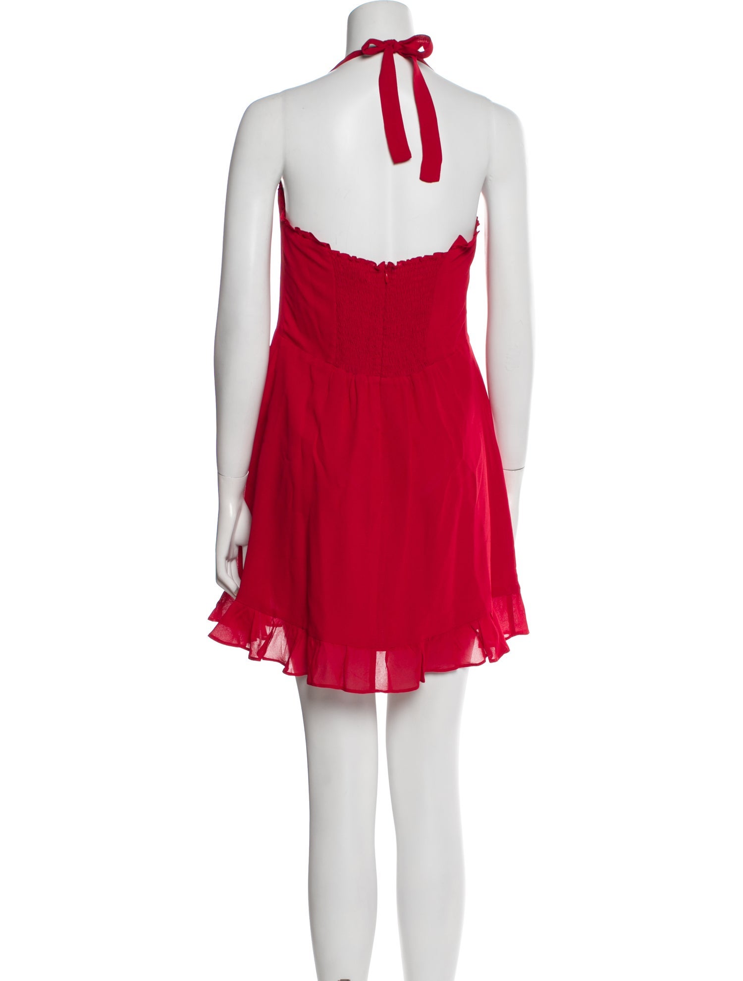 Reformation Halterneck Mini Dress